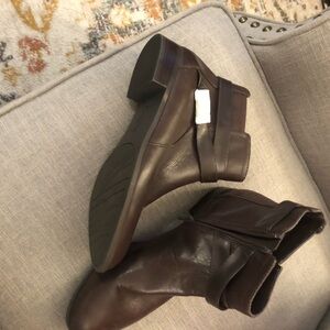 Anne Klein Brown Ankle Boots
